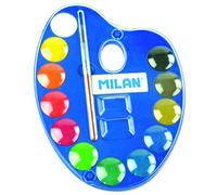 MILAN Acuarelas con 12 pastillas y 1 pincel, ML53412