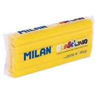 Milan Barra 150 g plastilina, Color Amarillo, 150g (FACTIS, S.A. 91441520B)