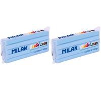 Milan Barra 150 g plastilina, Color Azul Claro, 150g (FACTIS, S.A. 91441552B) (Paquete de 2)
