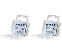 MILAN Blíster 1 goma maleable 1220 en cajita (BCM1220C) (Paquete de 2)