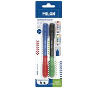 MILAN Blister 2 bolígrafos Sway Combi Duo, azul-rojo y negro-verde