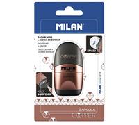Milan Capsule Copper Gomas de borrar, Metal, Blanco, Pequeño