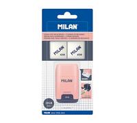 MILAN® Blíster afilaborra COMPACT serie 1918 rosa + 2 gomas de recambio
