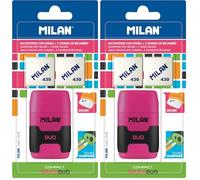 Milan - Blister afilaborra Compact Touch + 2 Gomas 430 (Paquete de 2)