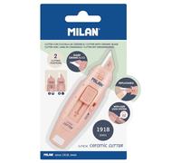 MILAN Cúter STICK Serie 1918 – Hoja cerámica – Rosa