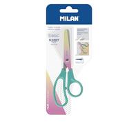 MILAN Blíster tijeras Basic edición Sunset, mango turquesa