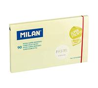 MILAN Bloc 90 hojas super adhesivas amarillo Pastel 76 x 127 mm