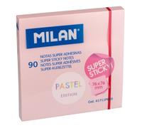 Milan bloc 90 notas super adhesivas 76x76 rosa pastel - unidad minima