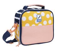 MILAN® Bolsa isotérmica porta alimentos con 3 recipientes (3,5 l) serie especial Swims 2, rosa y amarillo