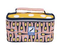 MILAN® Bolsa isotérmica porta alimentos pequeña con 1 recipiente (1,5 l) serie especial Swims 2, rosa y amarillo