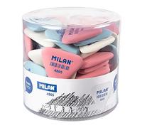 MILAN Bote 65 Gomas miga de pan Triangulares PNM4865 Color Surtido