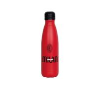 Milan - Botella escolar Seven, rojo y negro, mantenimiento de temperatura: caliente 12h/frío 24h, viaje y tiempo libre