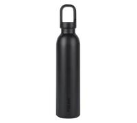 MILAN® Botella isotérmica grande de 0,59 L, tapón con mosquetón, Shadow, negro