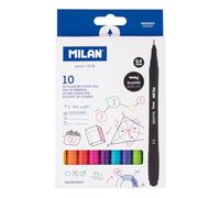 MILAN® Caja 10 rotuladores punta fina SWAY fineliner 0,4 mm