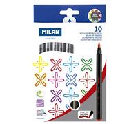MILAN Caja 10 rotuladores punta pincel