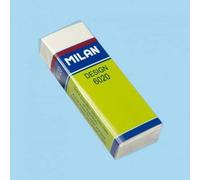 MILAN® Caja 20 gomas nata® Design 6020 para dibujo (con funda de cartón y envueltas individualmente)