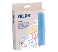 MILAN® Caja 4 tizas de colores MAXI