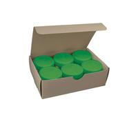 MILAN Caja 6 Tarros de Témpera 40 ml Verde claro