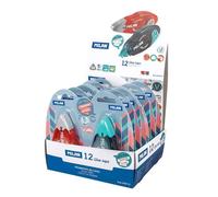 Milan Caja de 12 Pegamentos en Cinta 8.4mmx12m Azul/Rojo