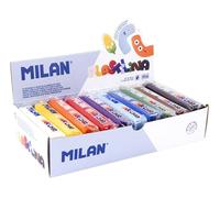 Milan Caja expositora 10 Barras de plastilina de 150 g, Colores Surtidos, Multicolor, 150g (FACTIS, S.A. 91411510B)