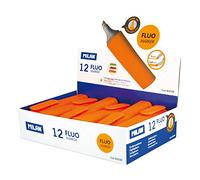 MILAN Caja expositora 12 marcadores fluorescentes naranja