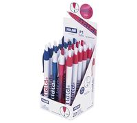 MILAN® Caja expositora 20 bolígrafos P1 nata® 624, tinta azul