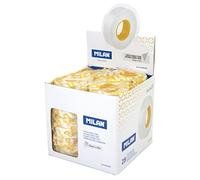 MILAN® Caja expositora 28 rollos cinta adhesiva doble cara 15 mm x 10 m