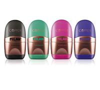 Milan Capsule Copper Gomas de borrar, Blanco, Pequeño, 12