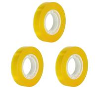 MILAN CINTA ADHESIVA 12 MM X 33 M (AMARILLO TRANSPARENTE) (Paquete de 3)