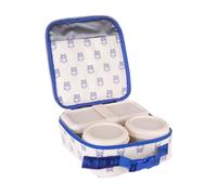MILAN® Bolsa térmica porta alimentos (3,9 L) con 3 fiambreras, 460 since 1918,beige