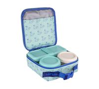 MILAN® Bolsa térmica porta alimentos (3,9 L) con 3 fiambreras, 460 since 1918, verde