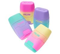 MILAN COMBINACIÓN DE Goma Y SACAPUNTAS Doble Compact Sunset Colores Surtidos