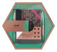 Caja regalo hexagonal contenido Copper verde