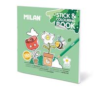 MILAN® Cuaderno con adhesivos para colorear 'Green & Grow'