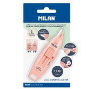 MILAN Cúter STICK Serie 1918 – Hoja cerámica – Rosa