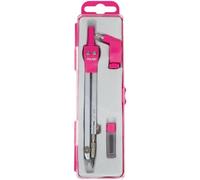 MILAN Estuche compás rosa con adaptador universal