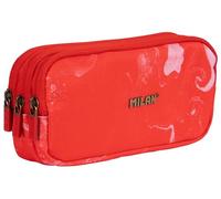 MILAN® Estuche portatodo 3 Cremalleras Serie Lava, Rojo