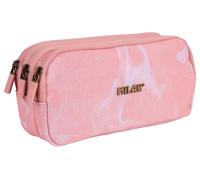 MILAN Estuche portatodo Serie Lava 3 cremalleras Rosa