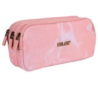 MILAN Estuche portatodo Serie Lava 3 cremalleras Rosa