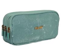 MILAN® Estuche portatodo 3 Cremalleras Serie Lava, Verde