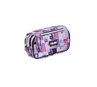 MILAN® Estuche portatodo 4 cremalleras con solapa serie especial Aliens 2