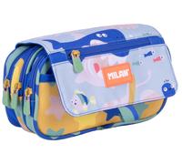 MILAN Estuche portatodo Serie especial Blue Odyssey 4 cremalleras con solapa