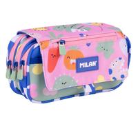 MILAN Estuche portatodo serie especial Green & Grow – 4 cremalleras con solapa