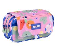 MILAN® Estuche portatodo 4 cremalleras con solapa serie especial Green & Grow