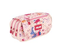 MILAN® Estuche portatodo 4 cremalleras serie especial Flowicorn