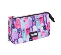 MILAN® Estuche portatodo 5 compartimentos serie especial Aliens 2