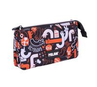 MILAN® Estuche portatodo 5 compartimentos serie especial Fingers