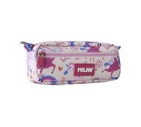 Milan® Estuche portatodo Rectangular 2 Cremalleras Serie Especial Flowicorn