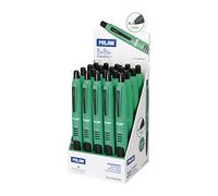 Milán - Expositor 20 bolígrafos Compact verde