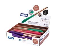 MILAN Expositor 24 bolígrafos S1 Stylus Copper